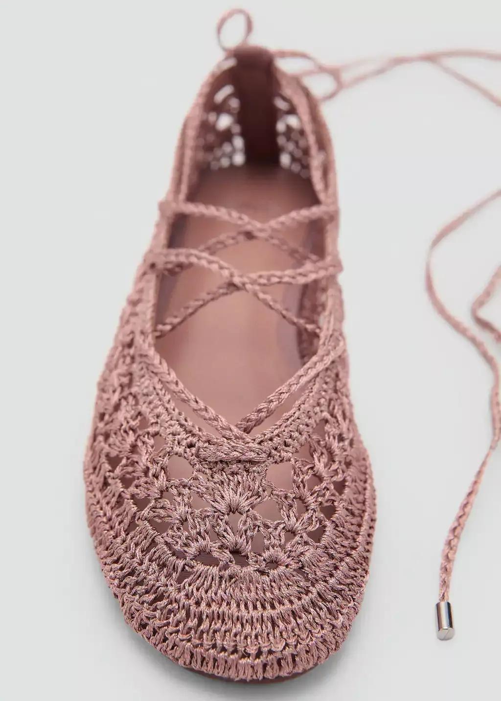 Pink Crochet Ballerina Strips, , large image number 4