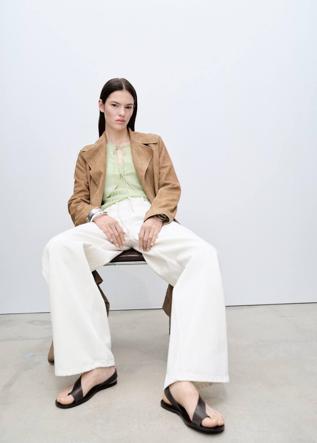 White High-Rise Balloon Jeans, , large image number 1