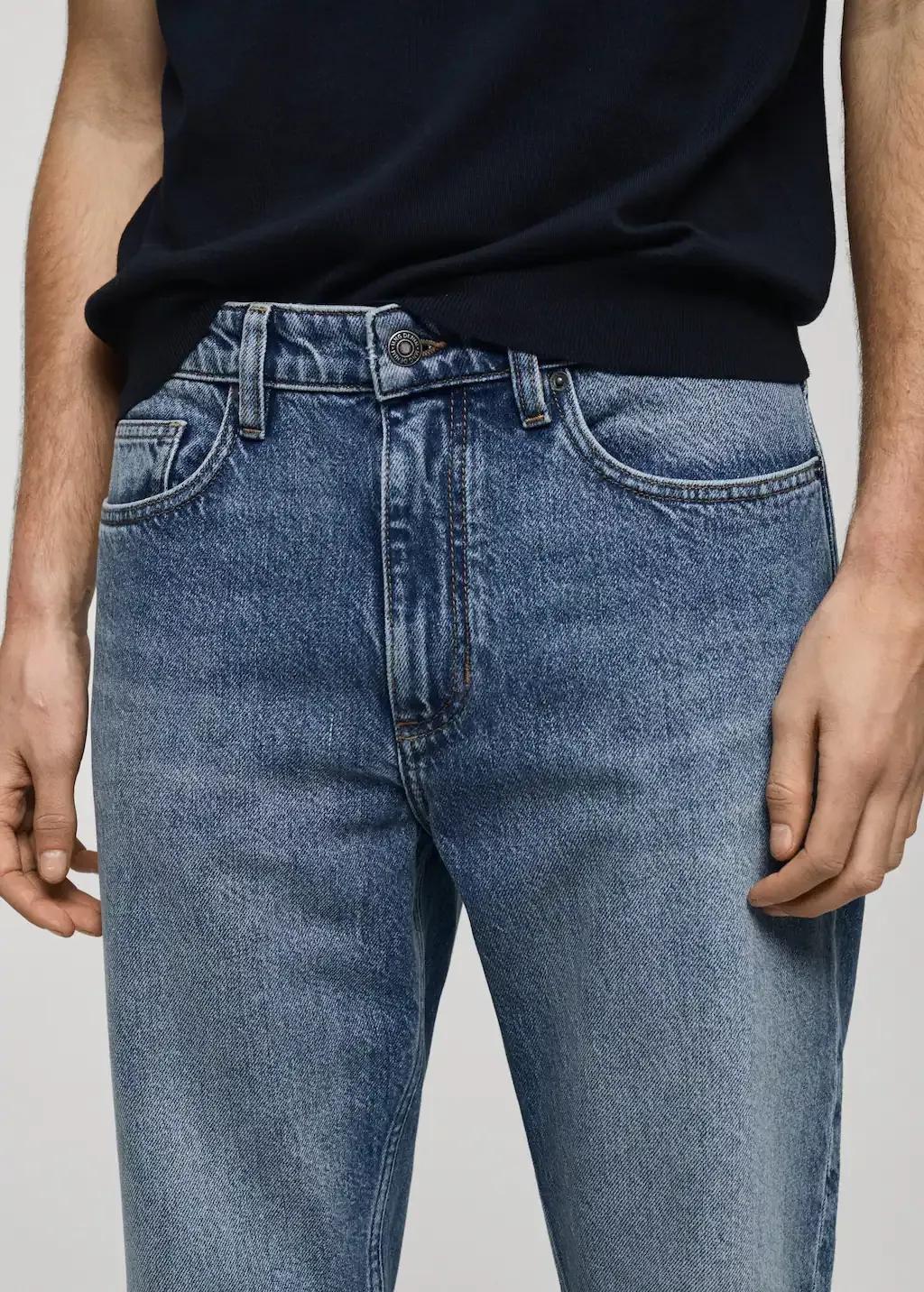 Light Wash Cropped Jeans, , large image number 1