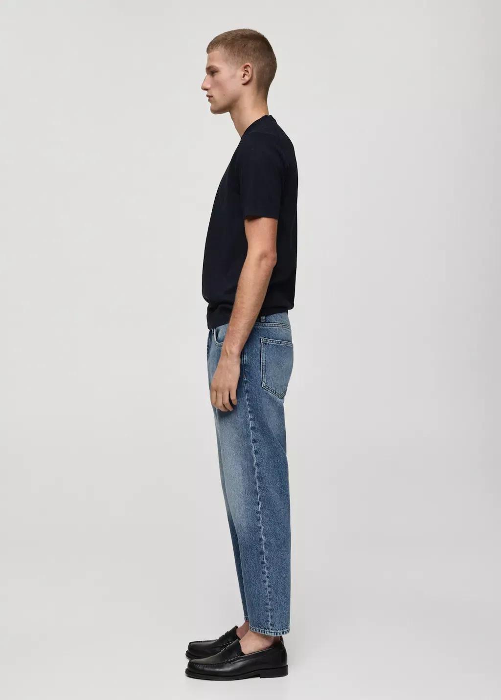 Light Wash Cropped Jeans, , large image number 2