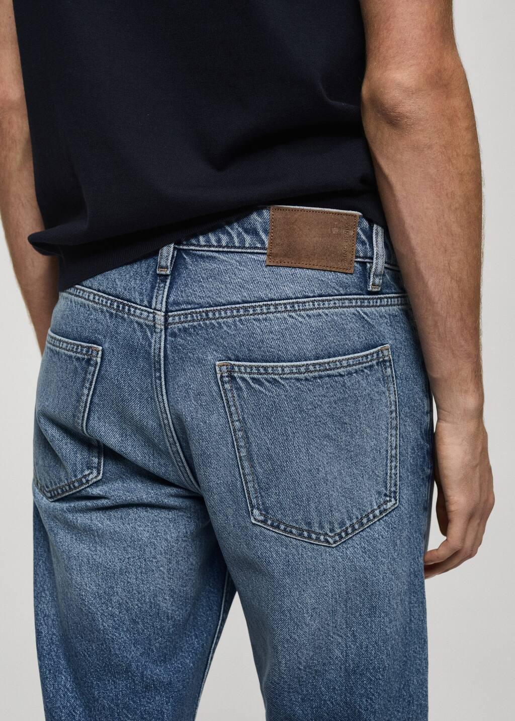 Light Wash Cropped Jeans, , large image number 4