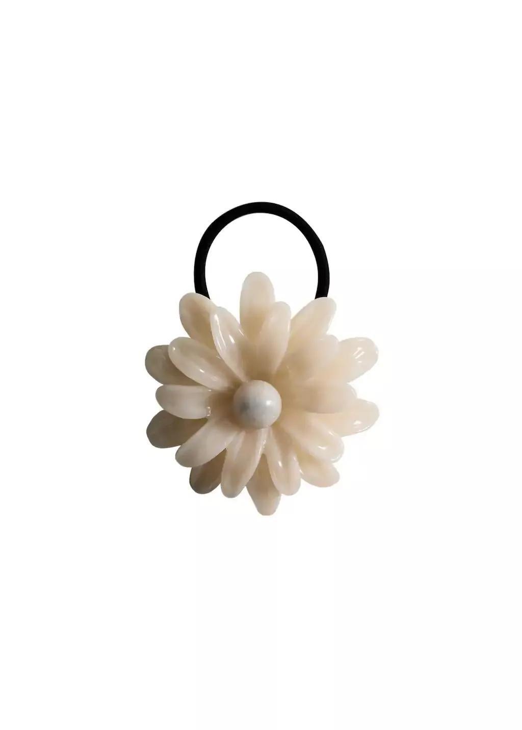 Beige Rubber With Flower Detail, 0201_05, large image number 1