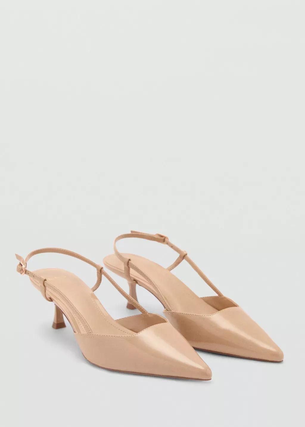 Pink Lt Pastel Patent Leather-Effect Heeled Shoes, , large image number 0