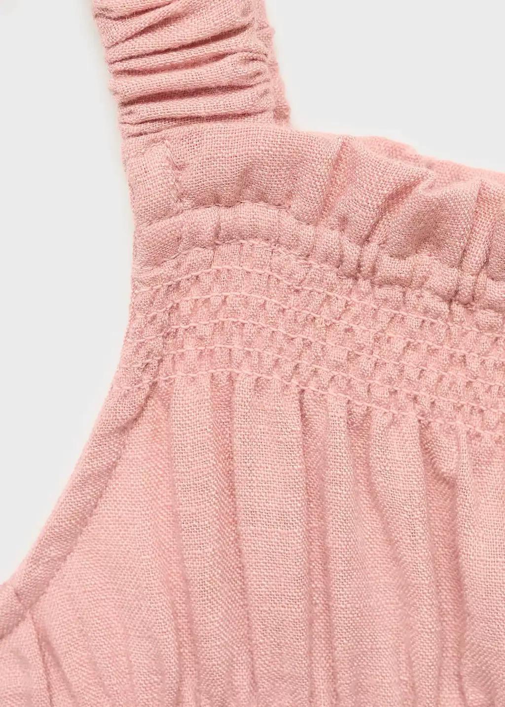 Pink Ruched Jumpsuit Midi, Kids Girls, , large image number 3
