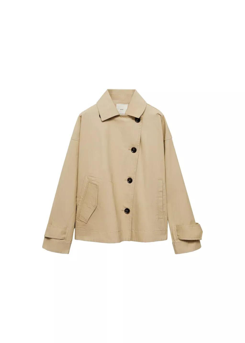 Grey Lt Pastel Oversized Cotton Parka, , large image number 3