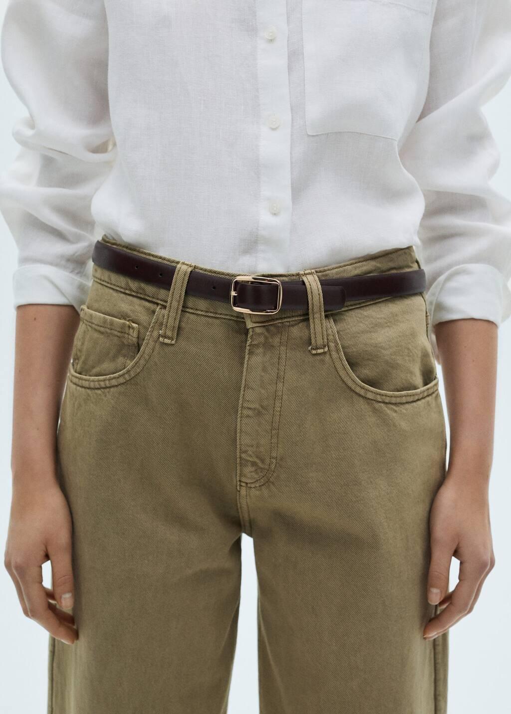 White Pocket Linen Shirt, , large image number 6