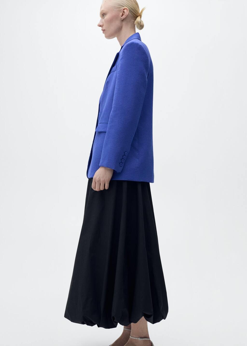 MEDIUM BLUE Structured suit jacket, , large image number 2