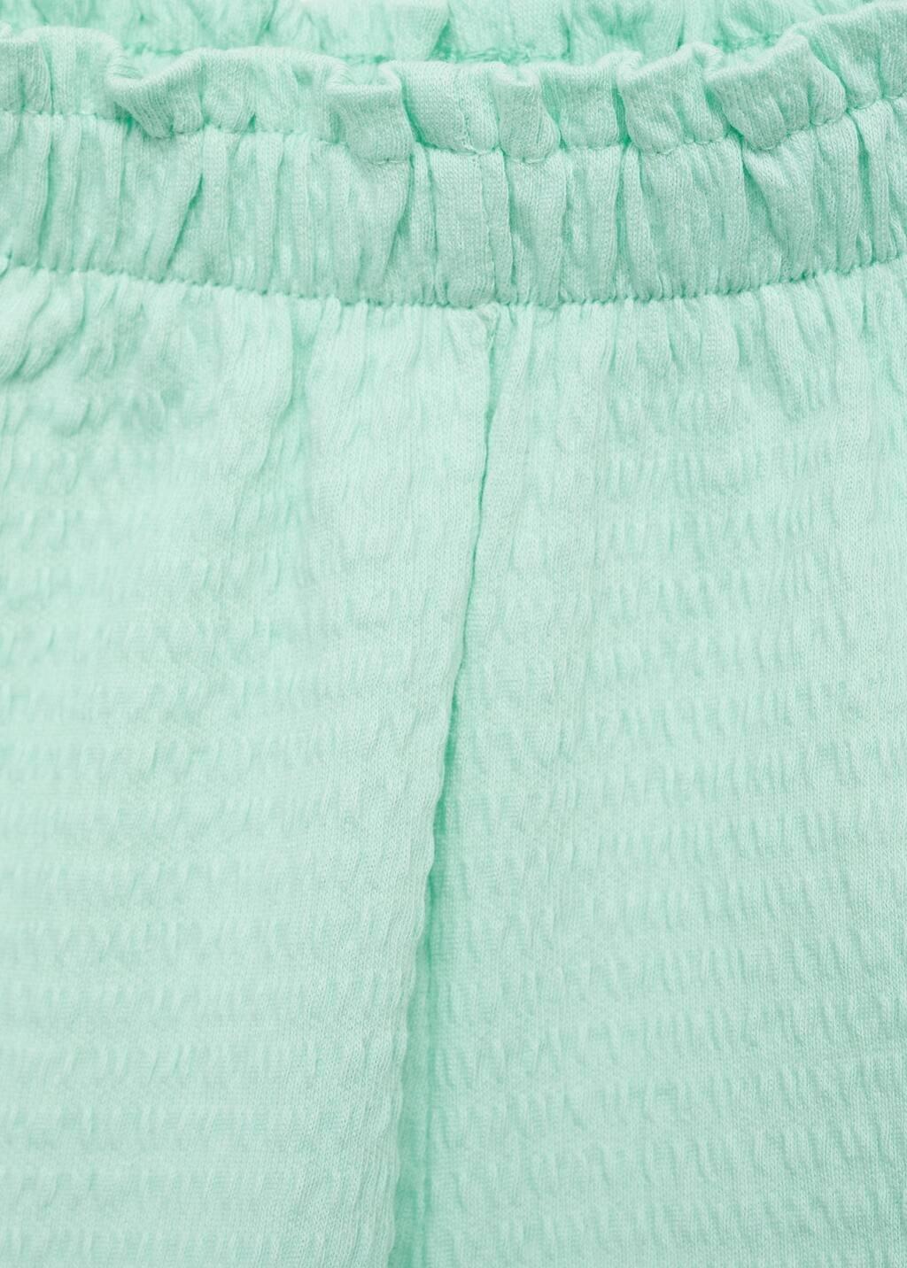 Turquoise Ruffled Shorts, Baby Girl, , large image number 2
