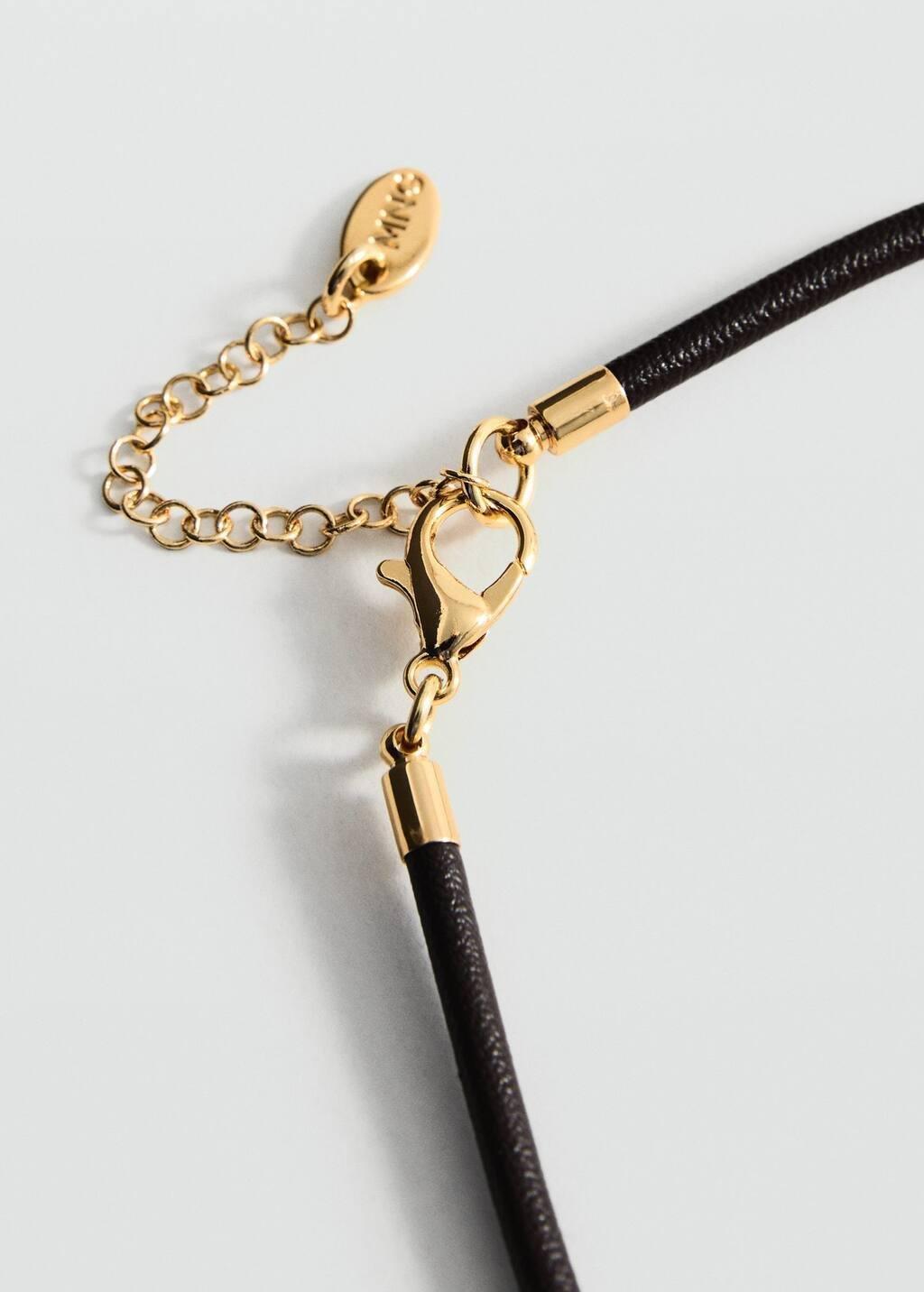 Gold Combined Beads Necklace, Gold, large image number 1