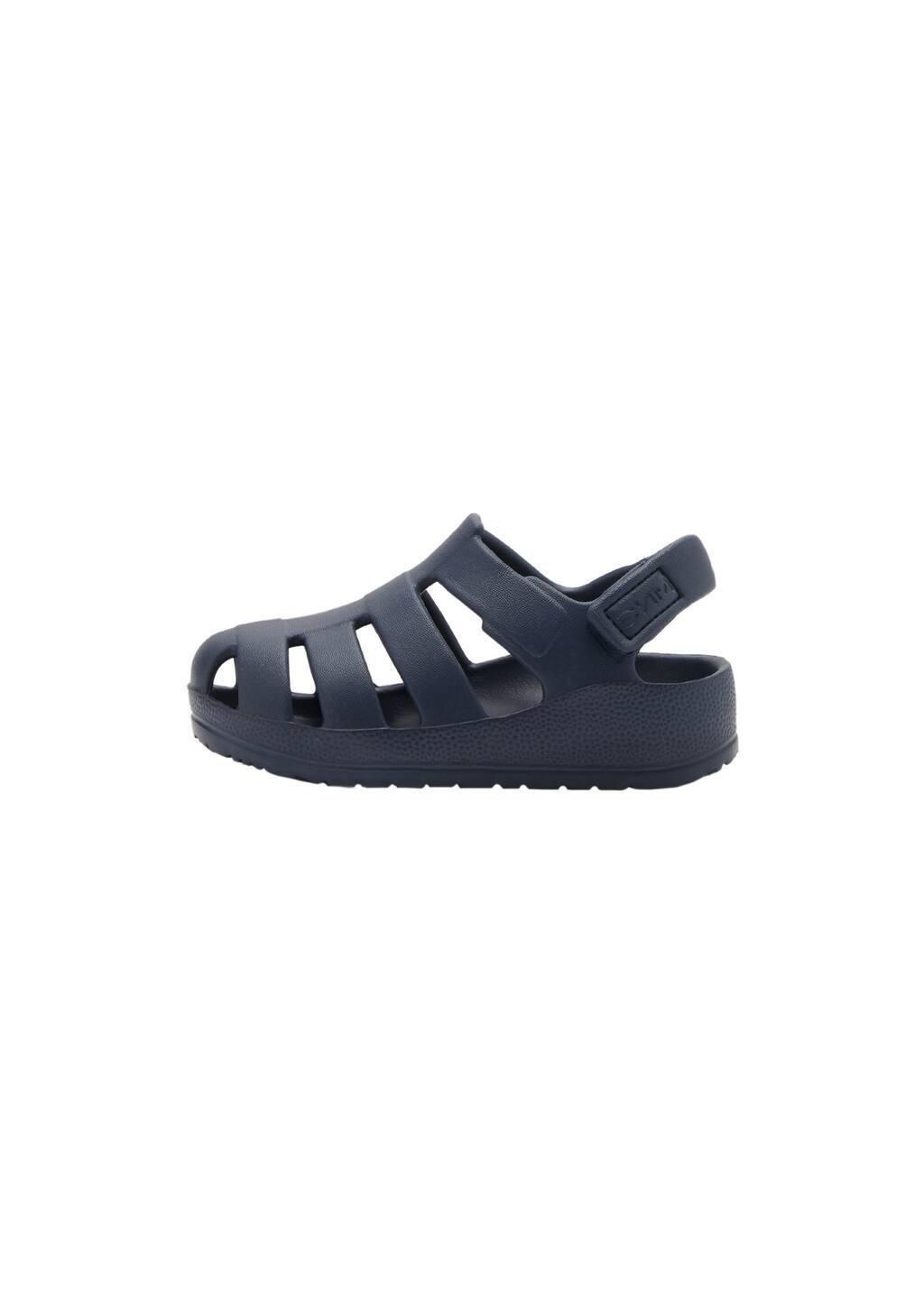Navy Crab Sandals, Baby Boy, , large image number 2
