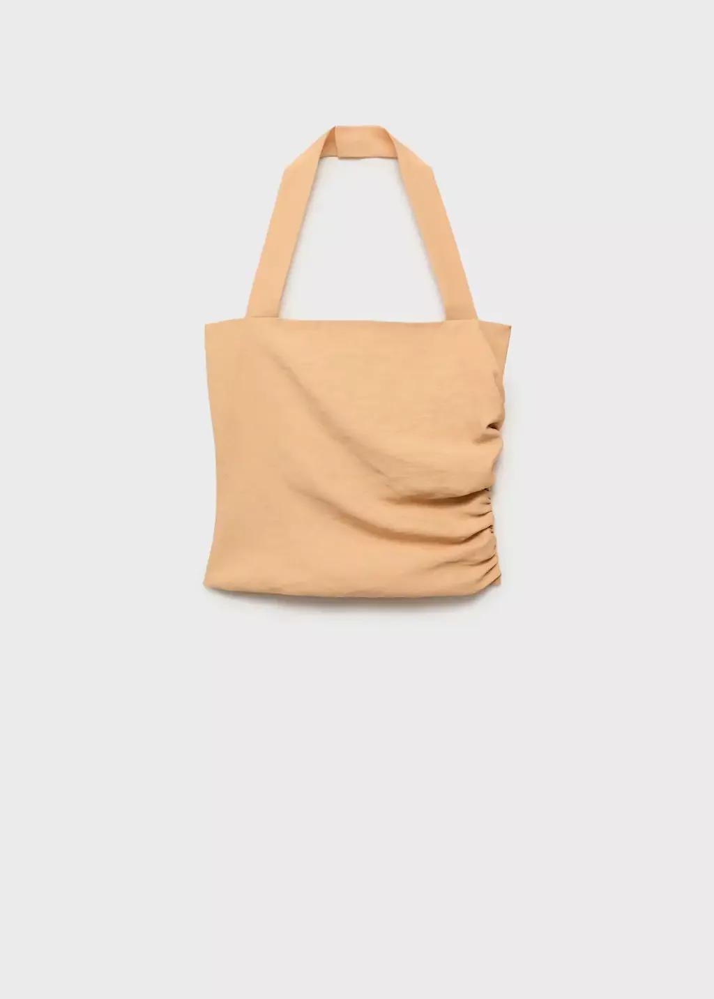 LT-PASTEL PINK Lyocell top with gathered detail, , large image number 3
