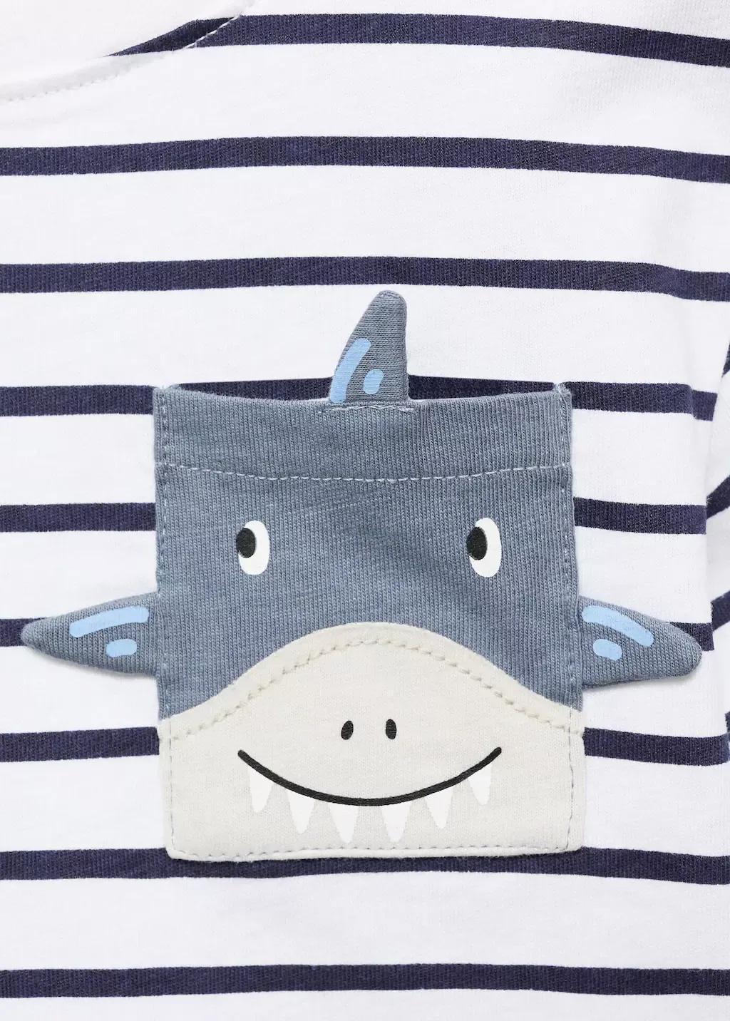Navy Patch Pocket T-Shirt, Baby Boy, , large image number 2