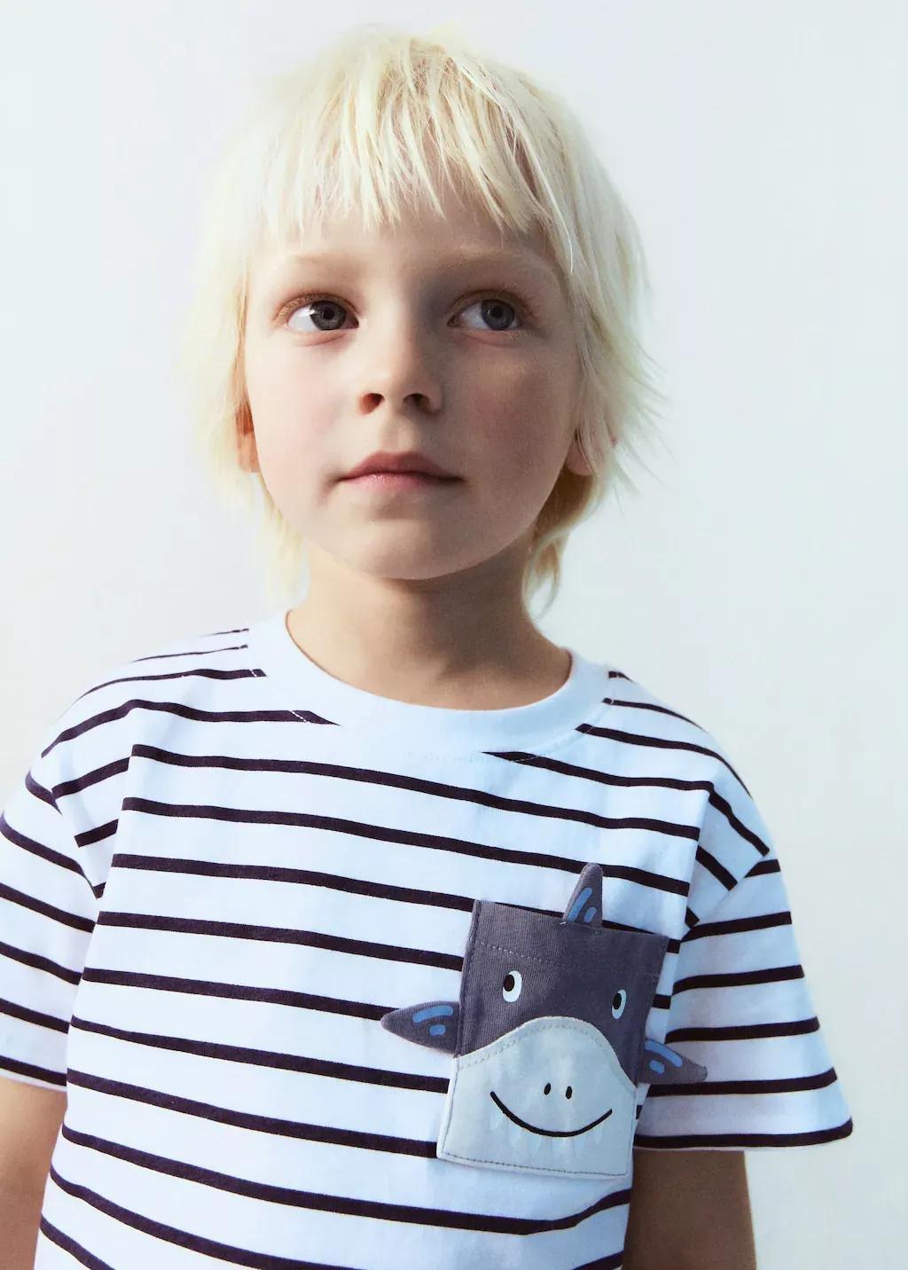 Navy Patch Pocket T-Shirt, Baby Boy, , large image number 3