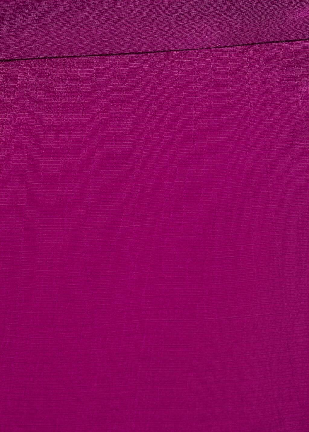 Purple Flowy Straight-Fit Trousers, , large image number 2