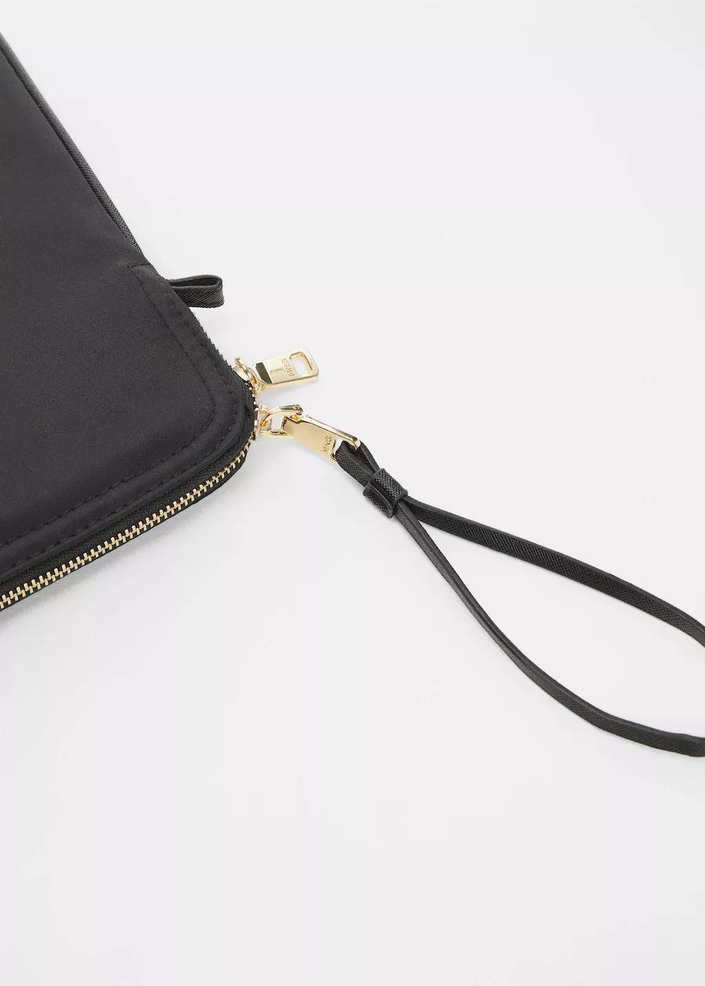 Black Nylon Case With Zip, 0201_99, large image number 1