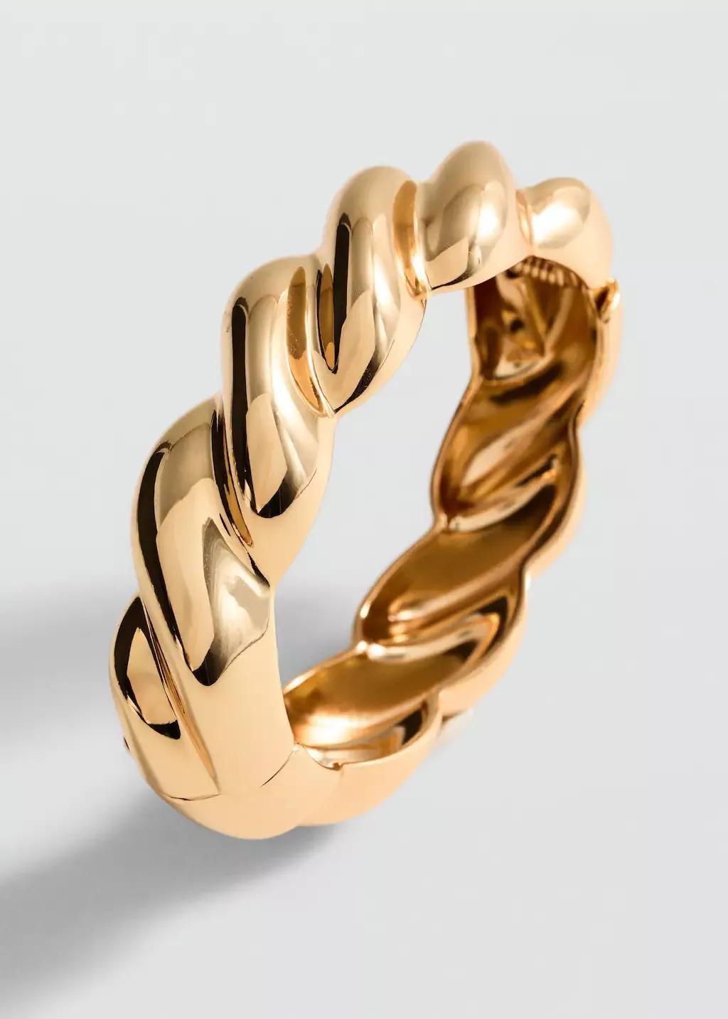 Gold Embossed Necklace, 0201_OR, large image number 0