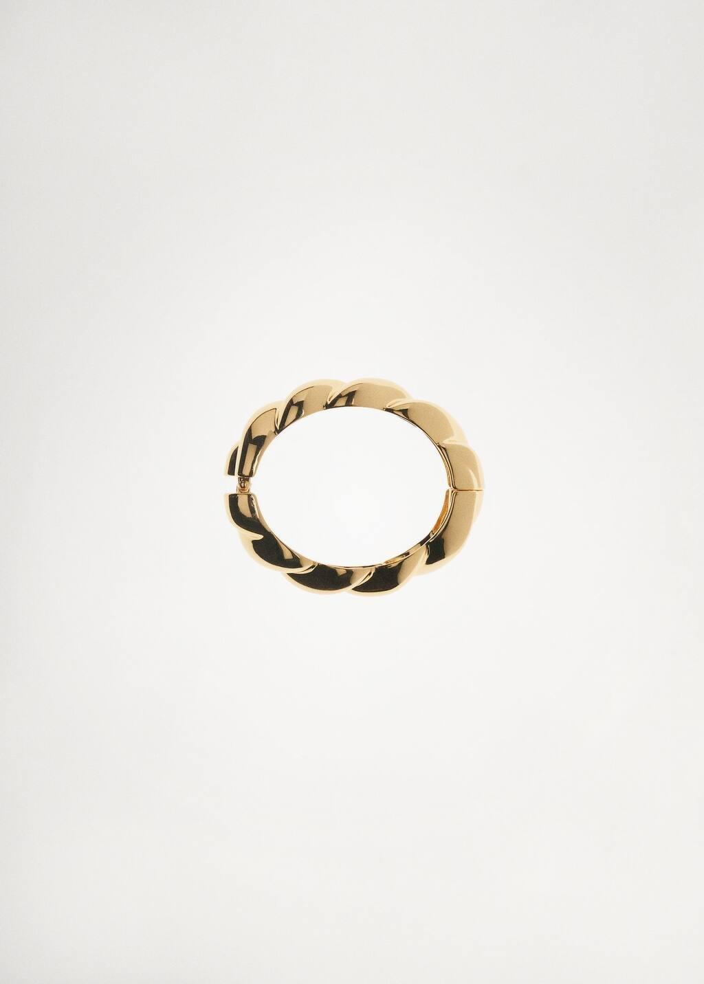 Gold Embossed Necklace, 0201_OR, large image number 2