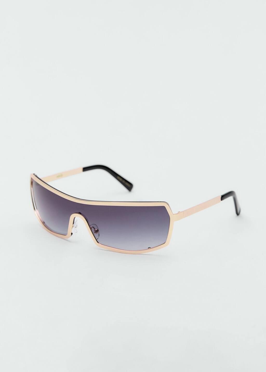 Gold Shield Sunglasses, Gold, large image number 0