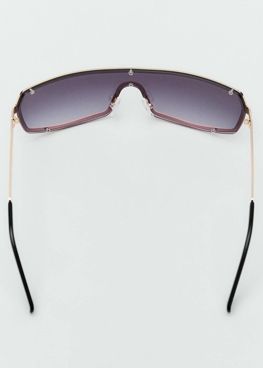 Gold Shield Sunglasses, Gold, large image number 1