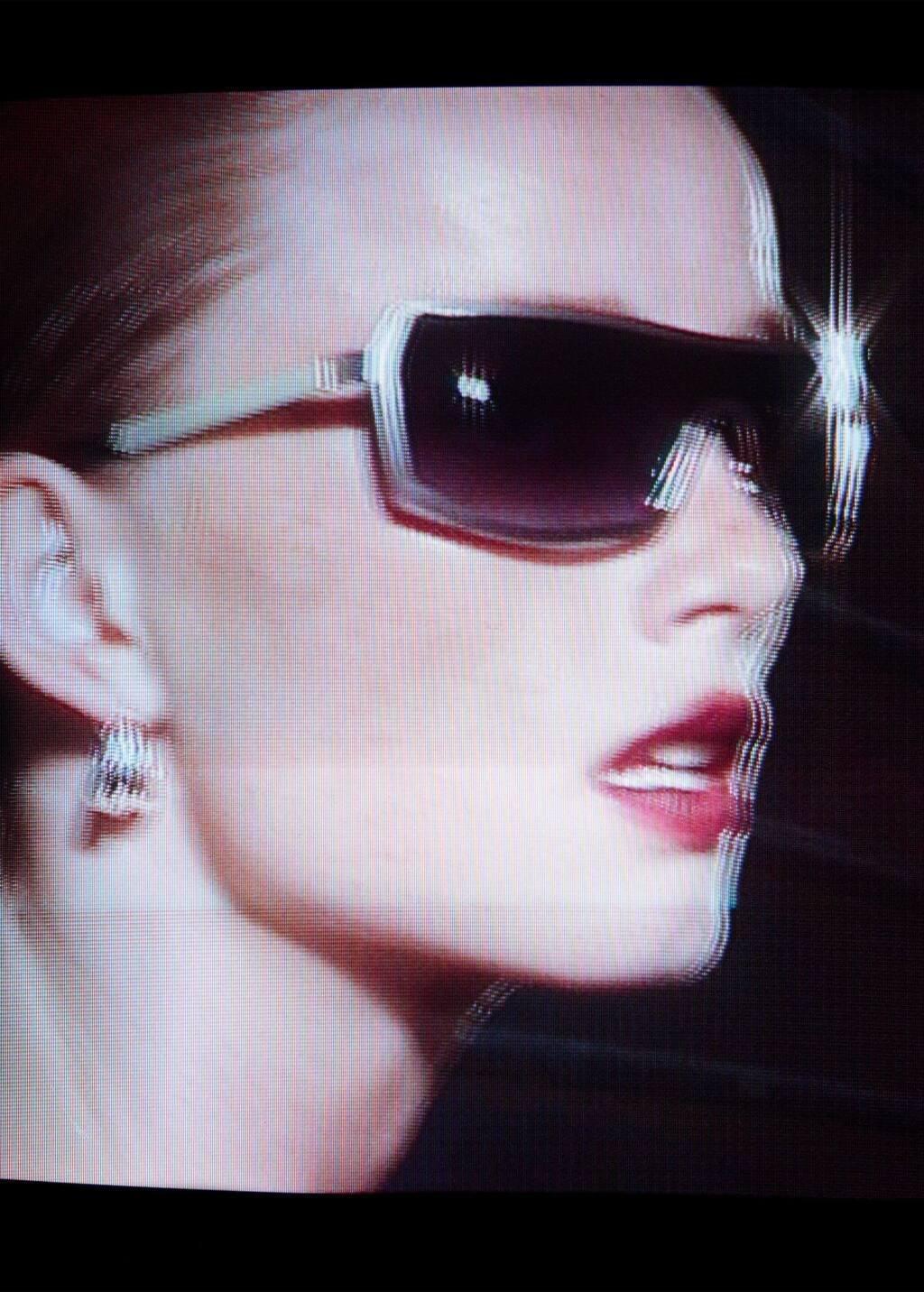 Gold Shield Sunglasses, Gold, large image number 4