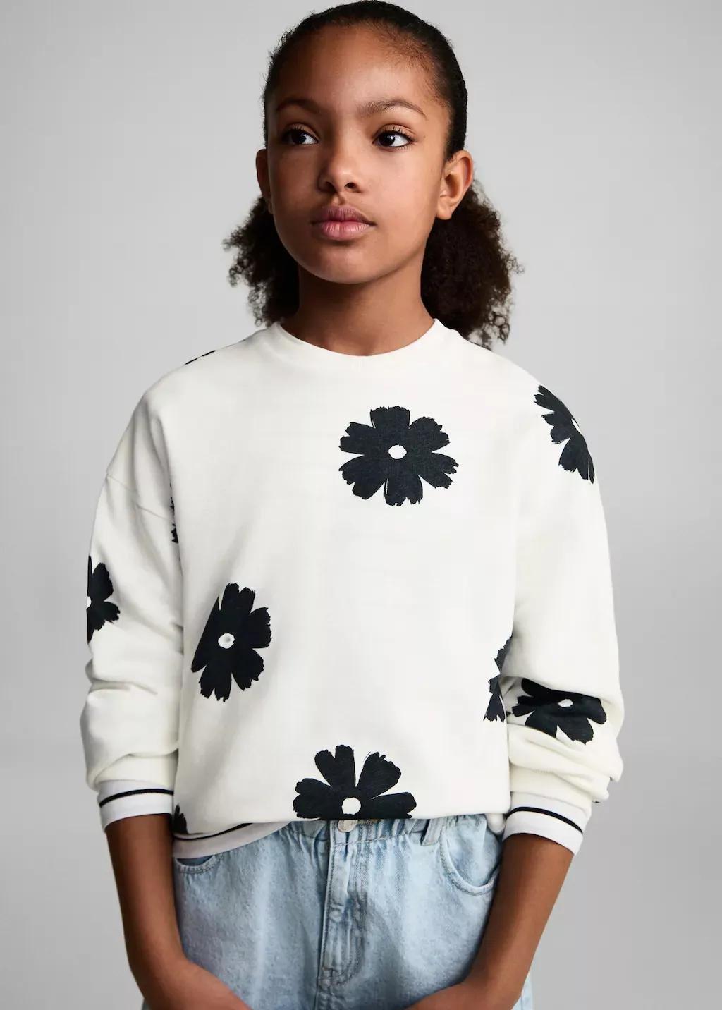 Blue Short Denim Skirt, Kids Girl, , large image number 0