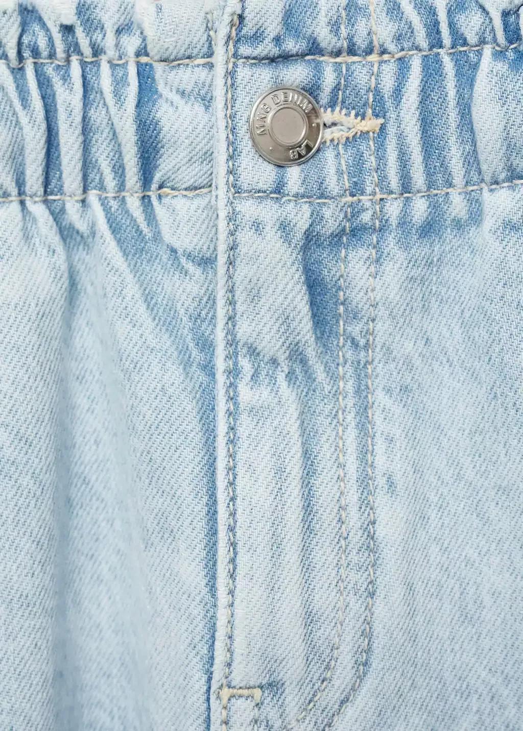 Blue Short Denim Skirt, Kids Girl, , large image number 1
