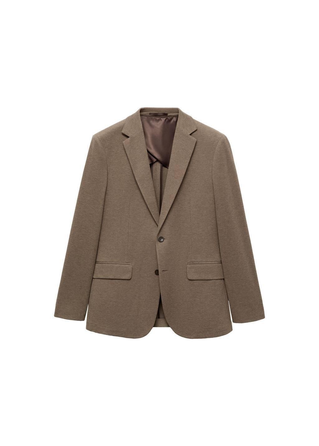 Brown Tailored Blazer Jacket, , large image number 3