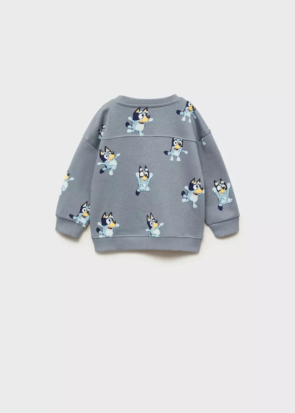Blue Bluey-Print Sweatshirt, , large image number 1