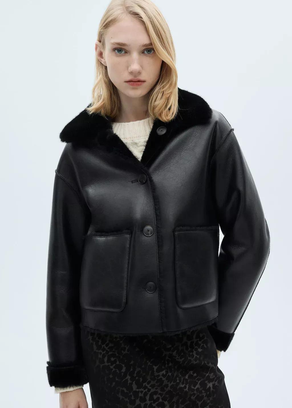 Black Reversible Quilted Jacket, , large image number 0