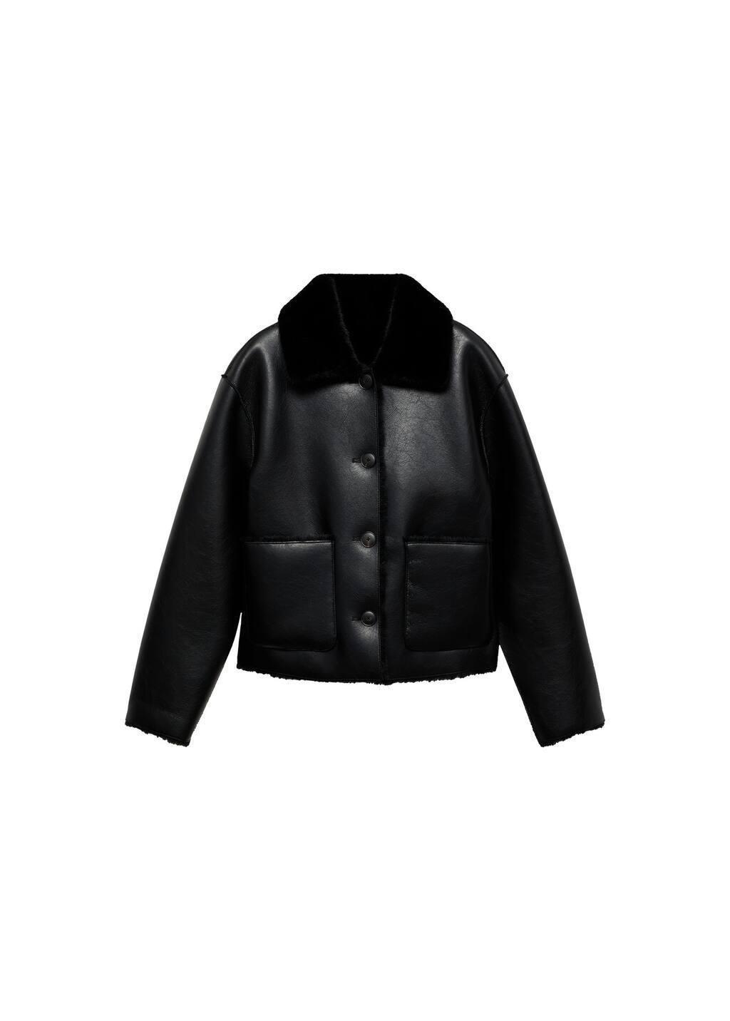 Black Reversible Quilted Jacket, , large image number 3