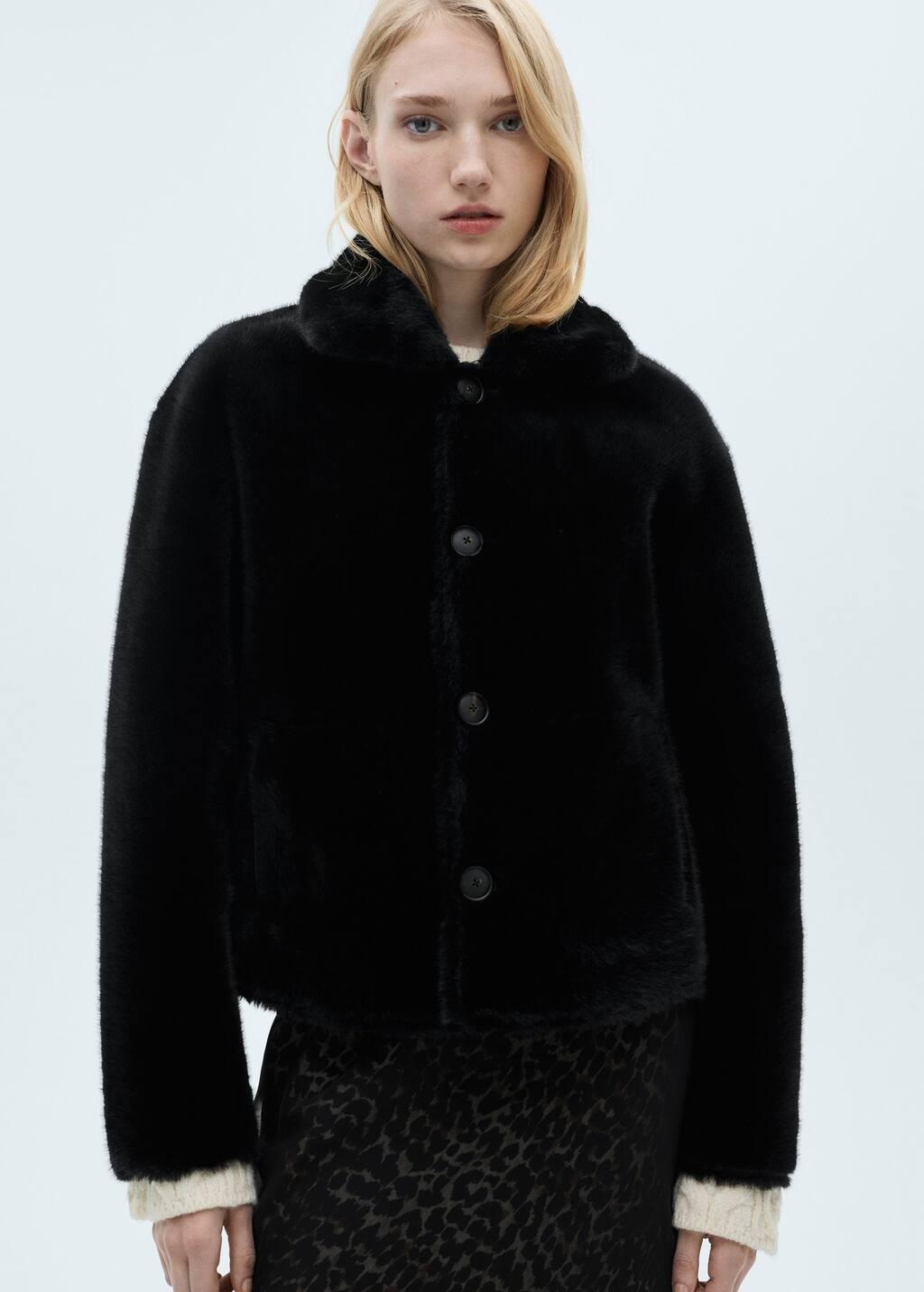 Black Reversible Quilted Jacket, , large image number 4