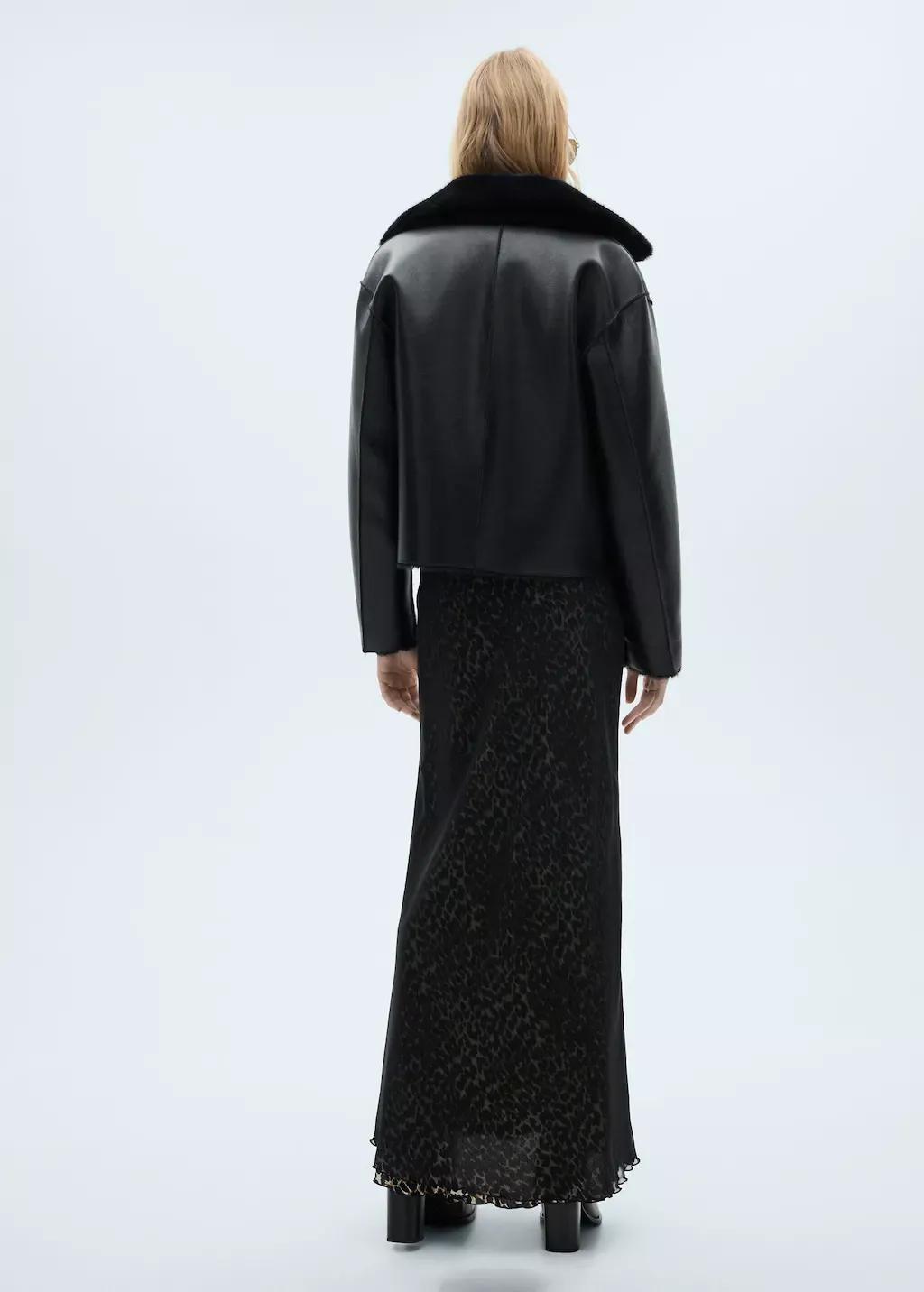 Black Reversible Quilted Jacket, , large image number 8