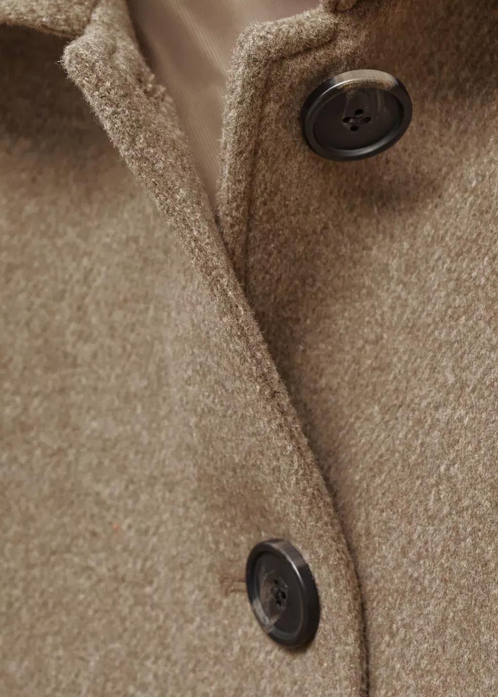 Brown Wool Jacket With Pockets, , large image number 2