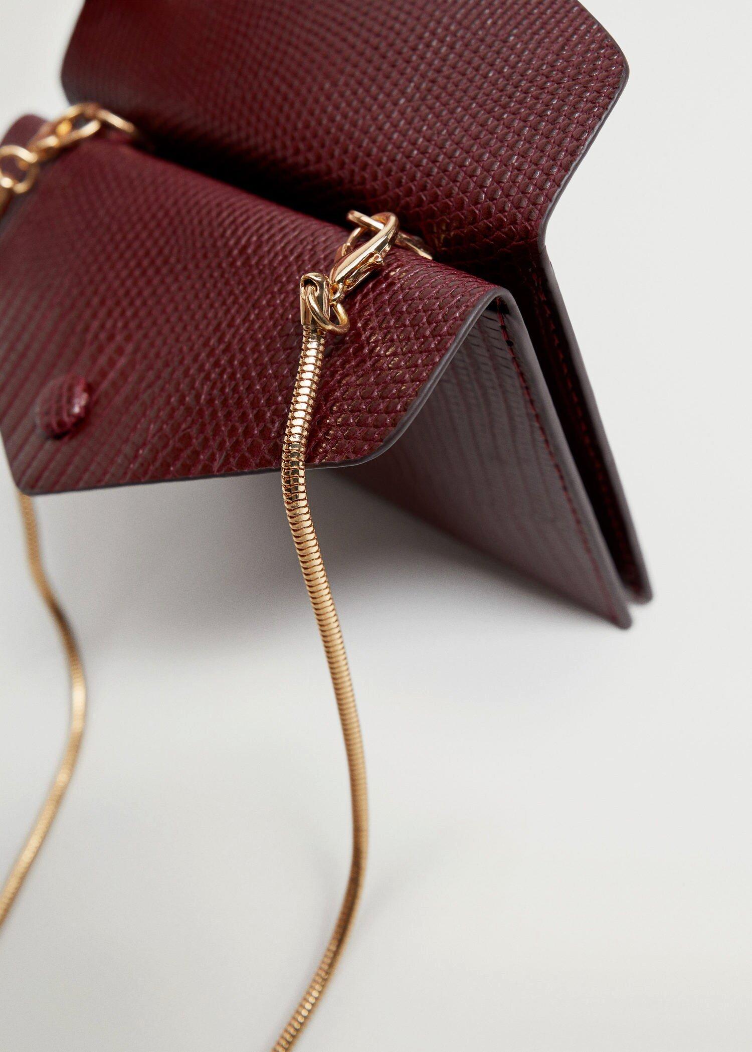 Dark Red Chain Cardholder, Women, , large image number 2