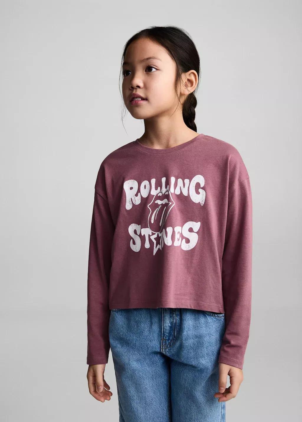 Purple The Rolling Stones T-Shirt, Kids Girl, , large image number 0
