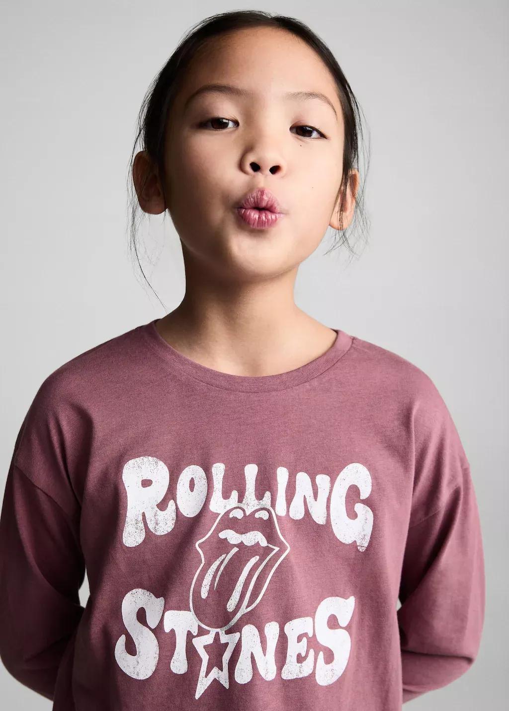 Purple The Rolling Stones T-Shirt, Kids Girl, , large image number 1