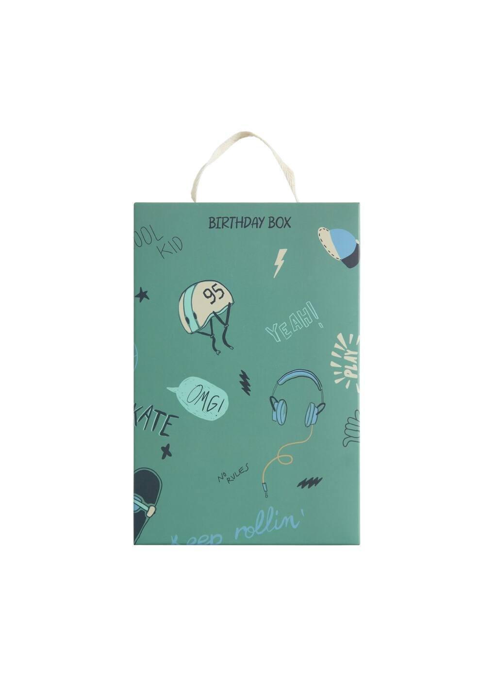 Blue Birthday Gift Box, Kids Boy, Medium Blue, large image number 2