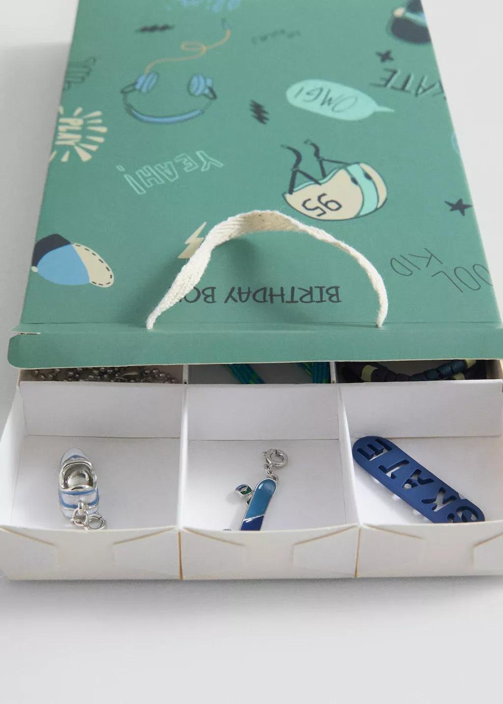 Blue Birthday Gift Box, Kids Boy, Medium Blue, large image number 3