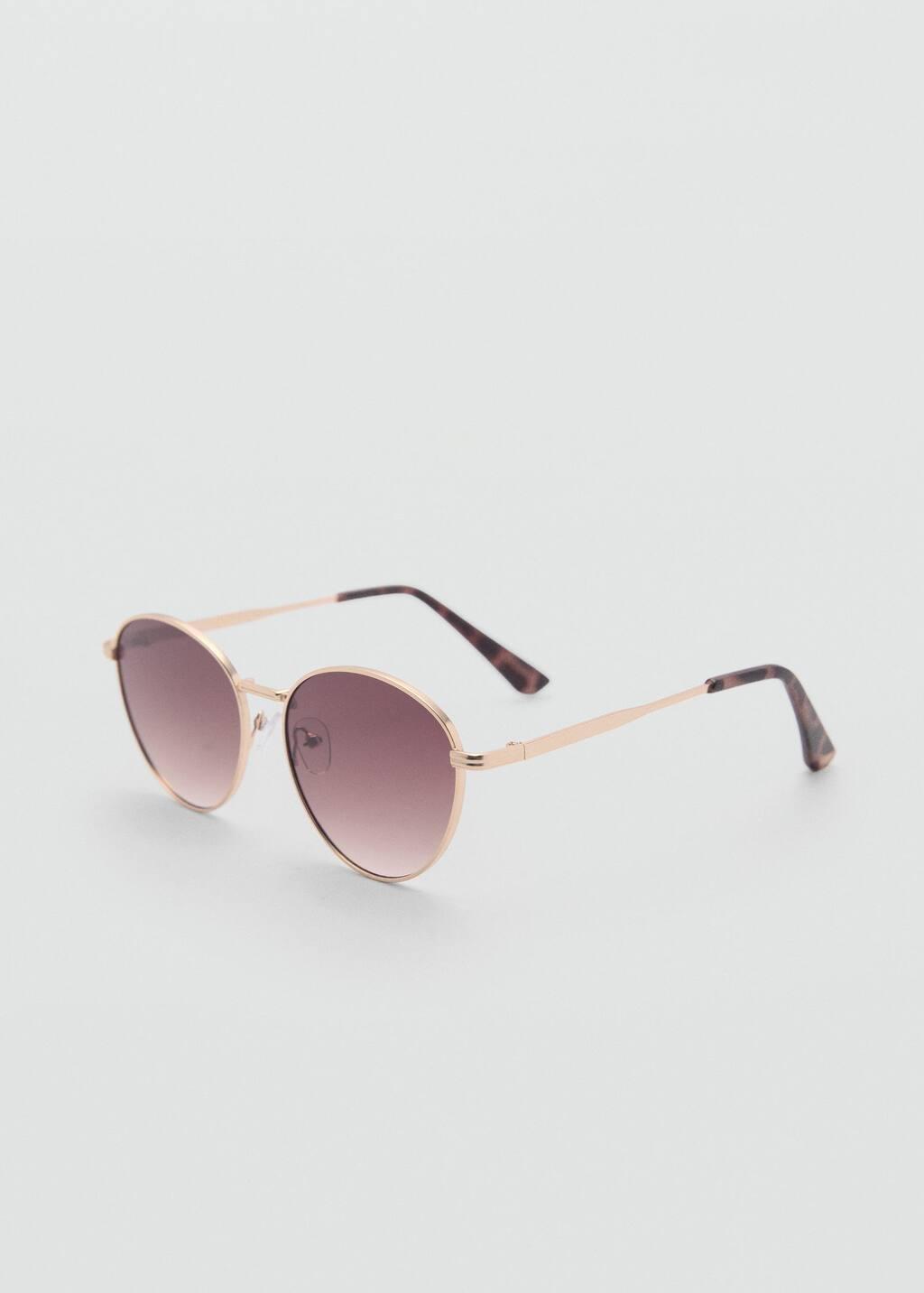 Gold Metallic Frame Sunglasses, 0201_OR, large image number 0