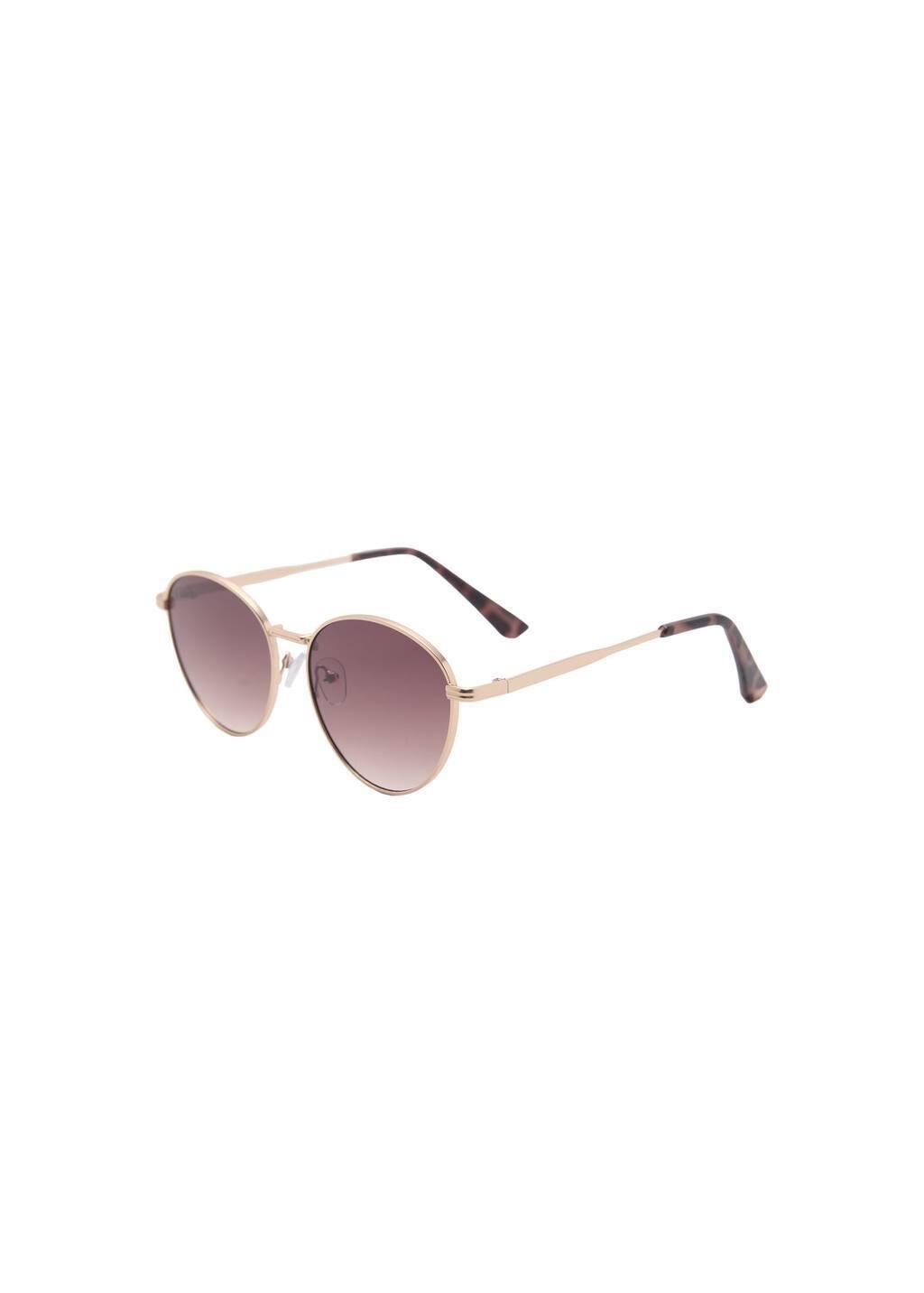 Gold Metallic Frame Sunglasses, 0201_OR, large image number 2
