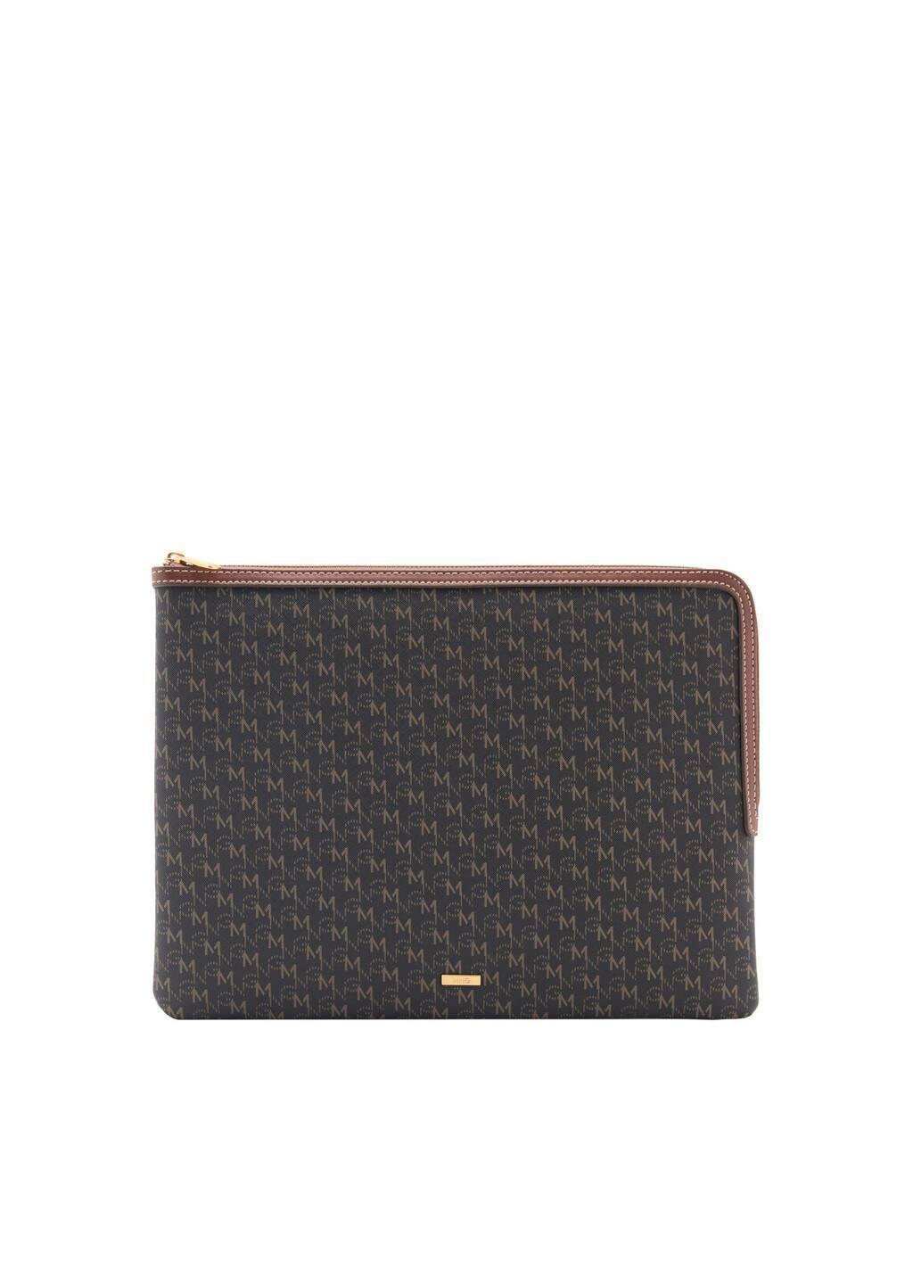Brown Laptop Case With Printed Logo, 0201_30, large image number 2