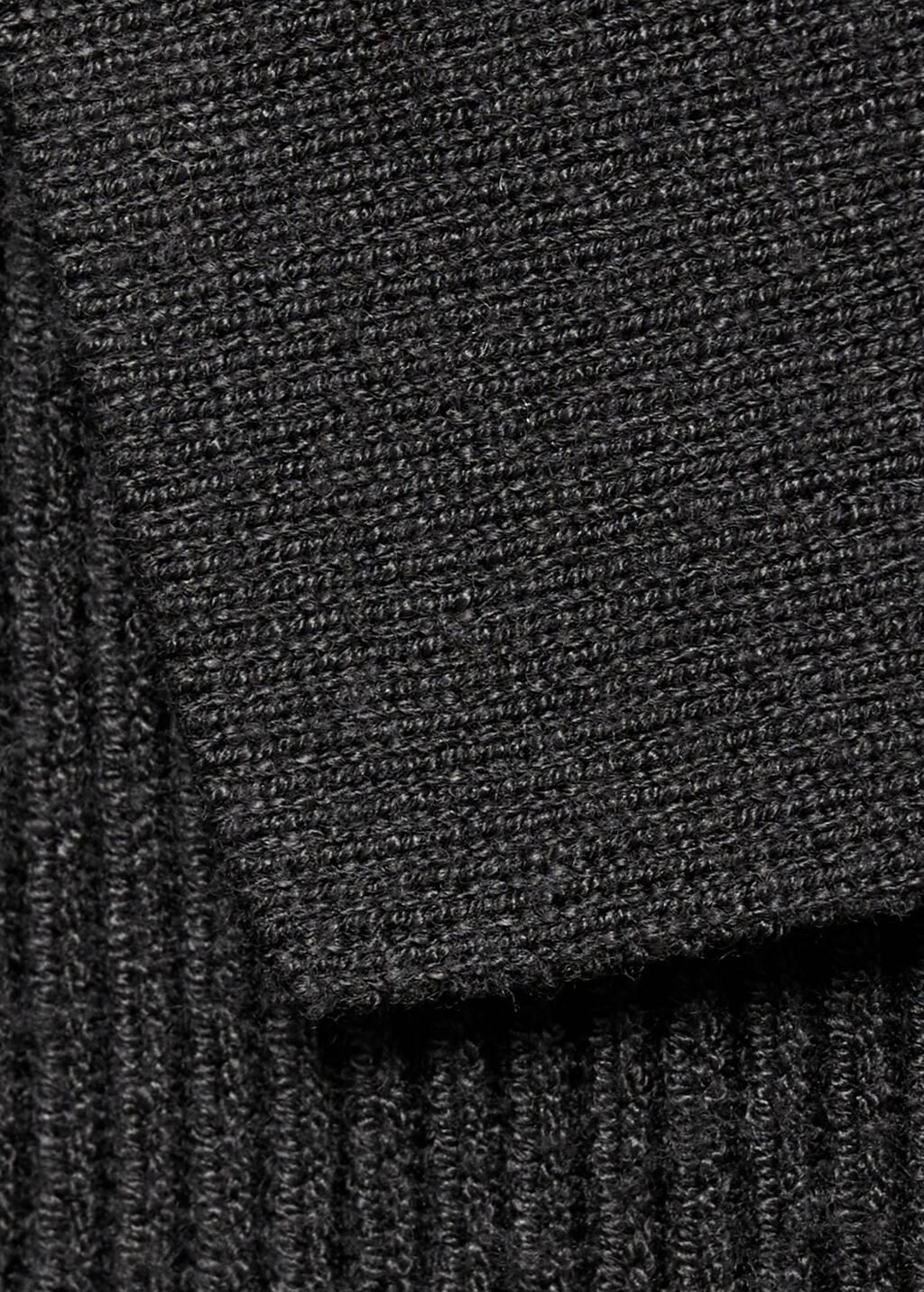 Grey Polo-Neck Jumpsuit, , large image number 5