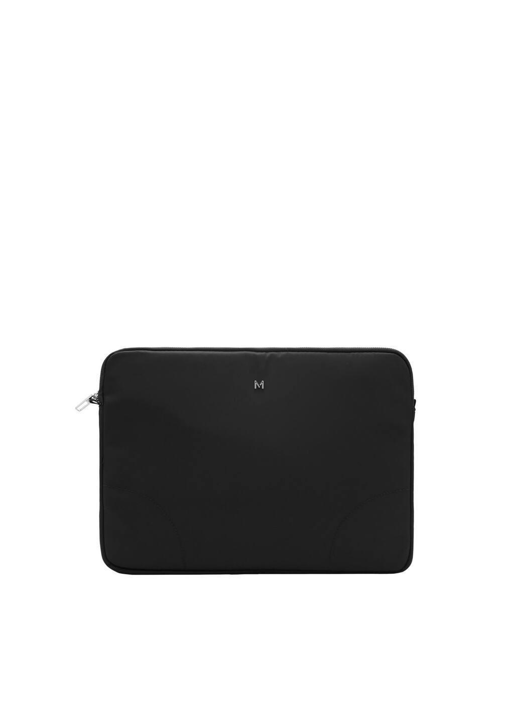 Black Nylon Laptop Case, Black, large image number 2