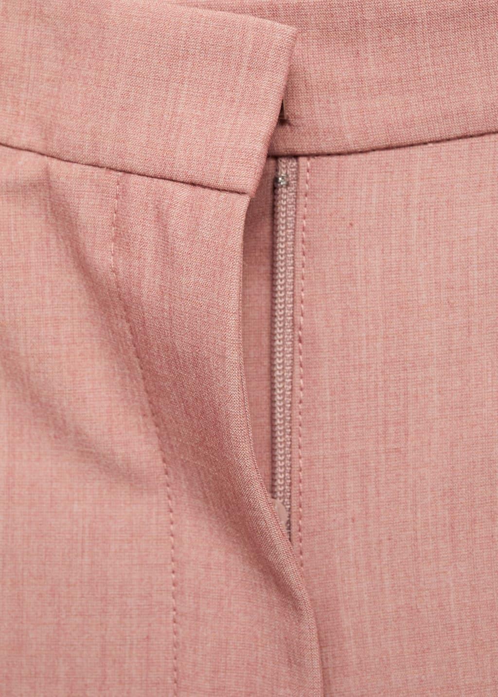 Pink Lt Pastel Straight Suit Trousers, , large image number 3