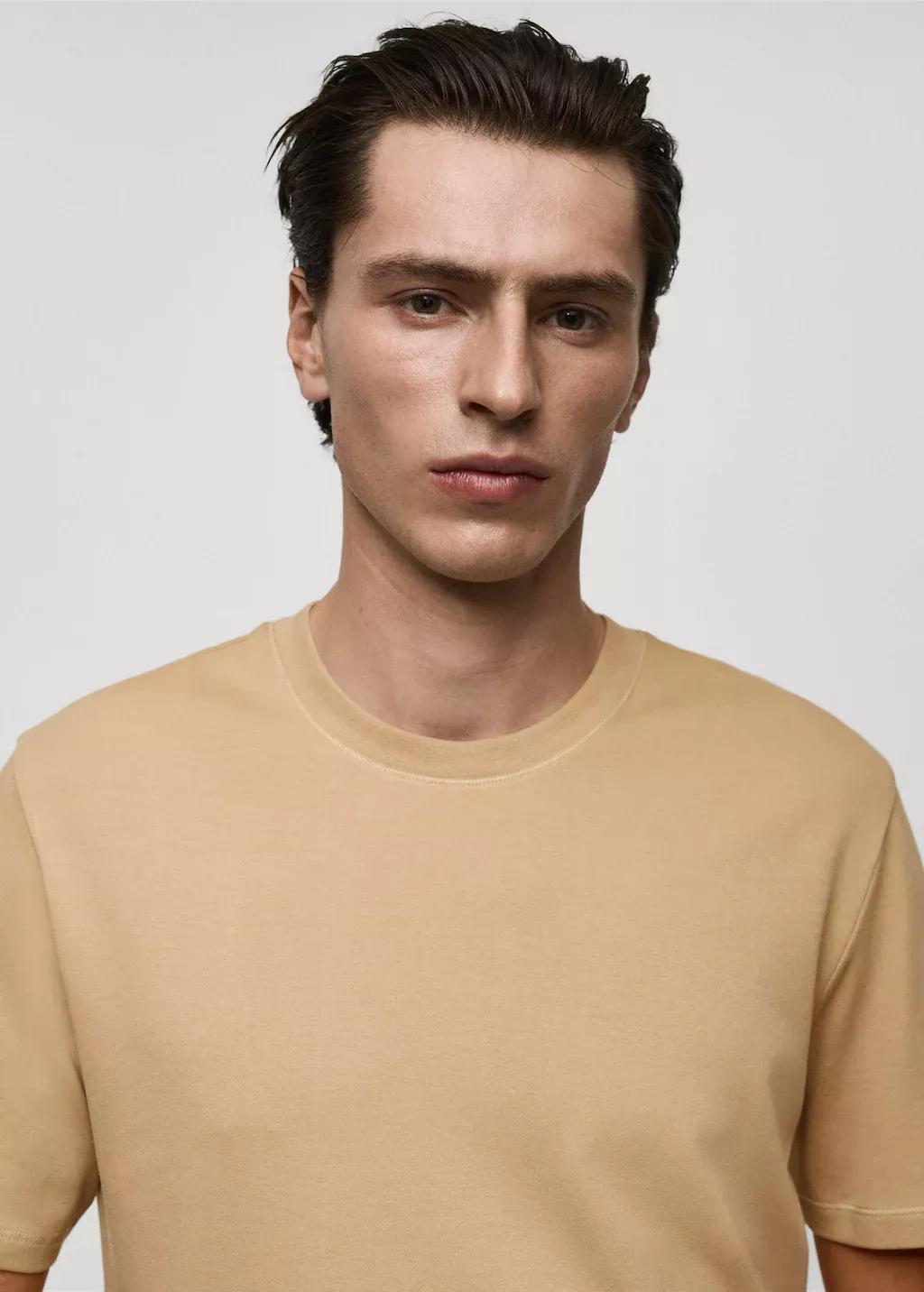 Brown 100% Cotton T-Shirt Regular Fit, , large image number 1
