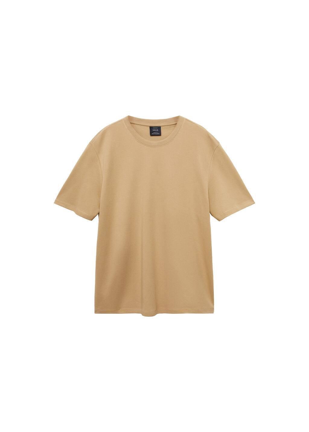 Brown 100% Cotton T-Shirt Regular Fit, , large image number 2