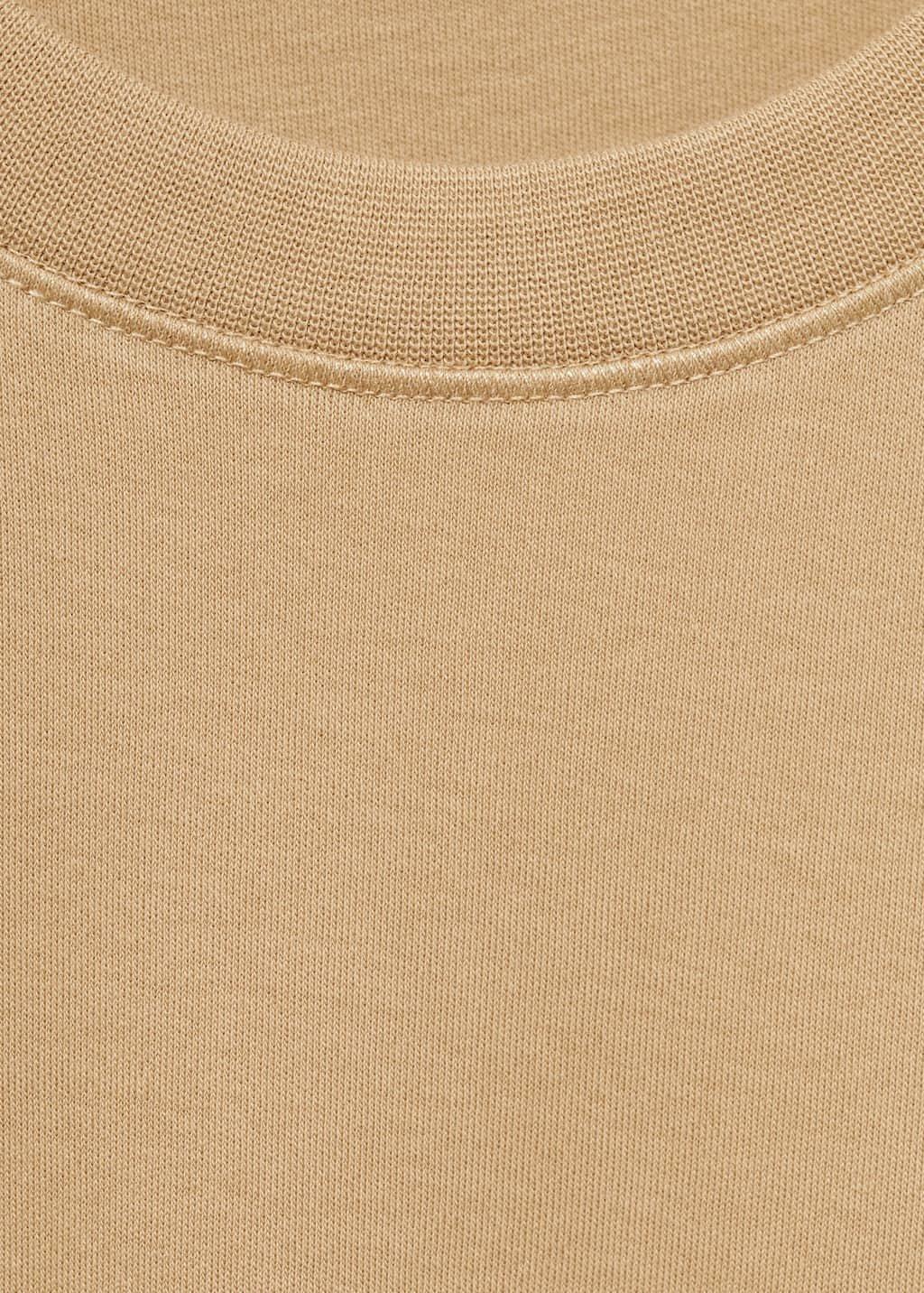 Brown 100% Cotton T-Shirt Regular Fit, , large image number 5