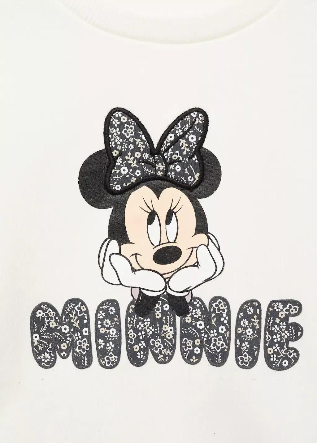 White Minnie Mouse Sweatshirt, Baby Girl, , large image number 2