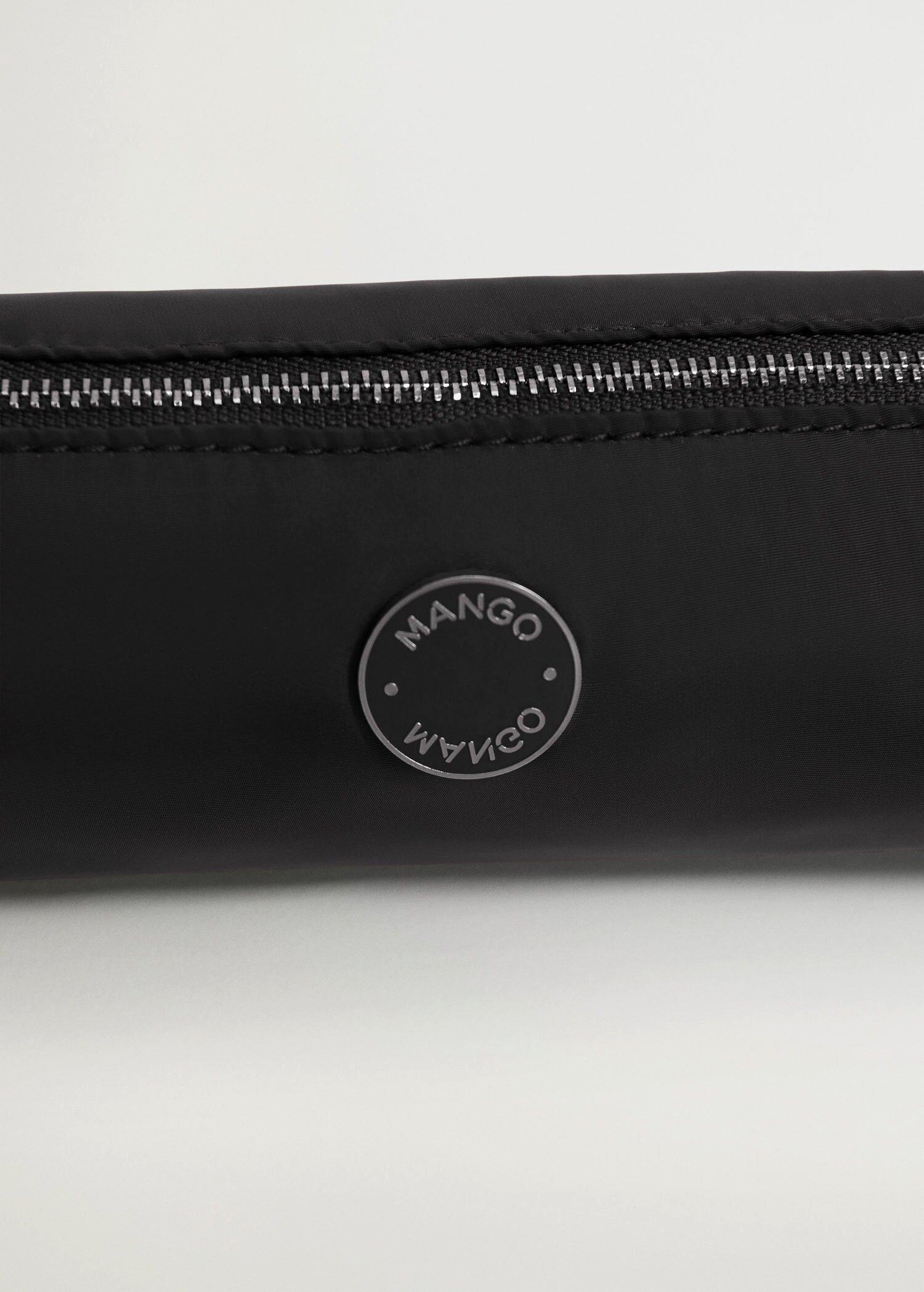 Black Logo Zipped Pencil Case, Women, , large image number 3