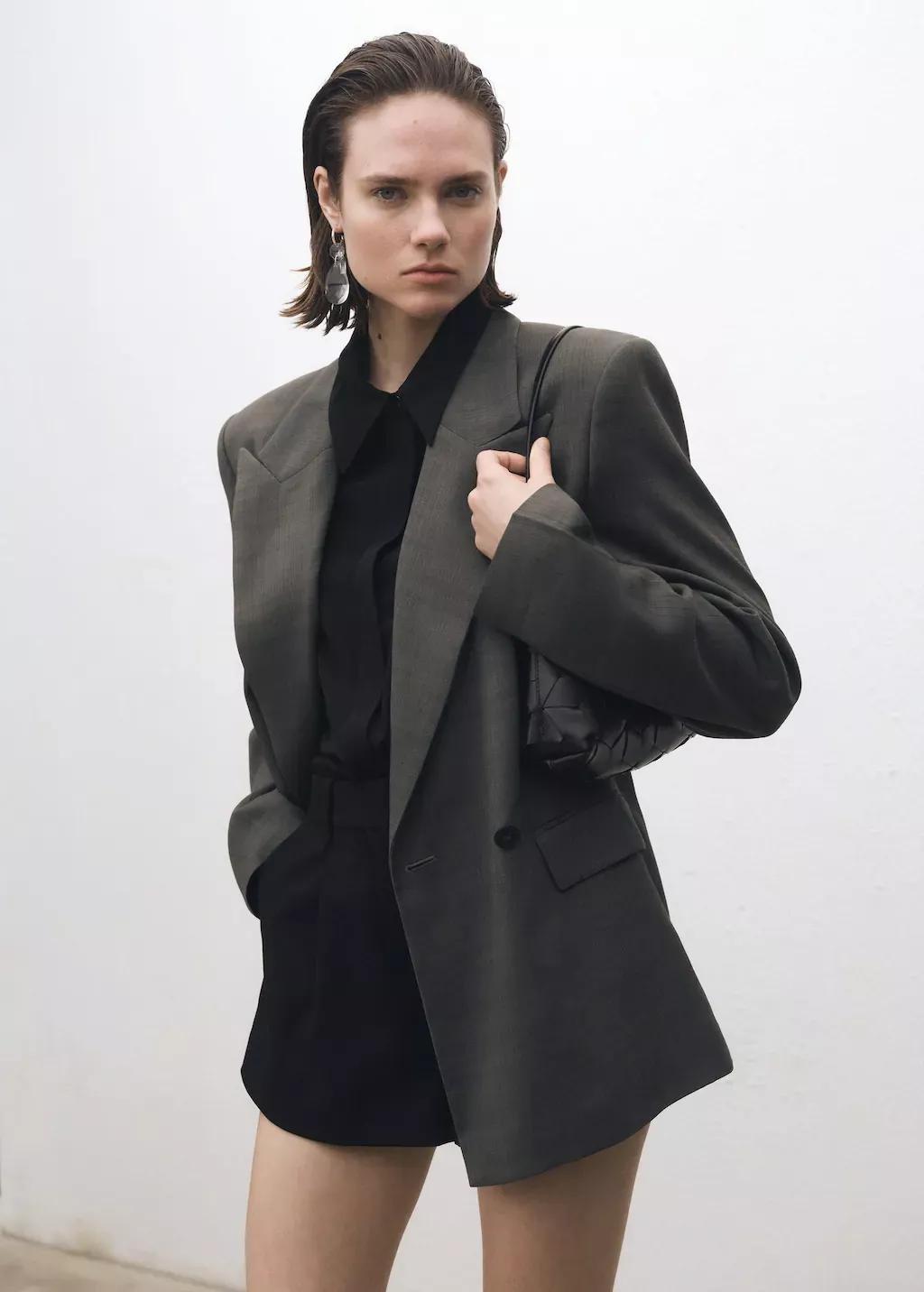 Black Satin Silk Shirt, , large image number 2